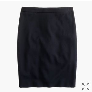 J Crew black pencil skirt