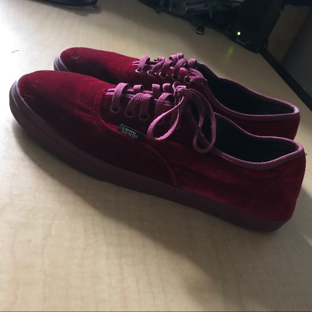 Red Velvet Low top Vans
