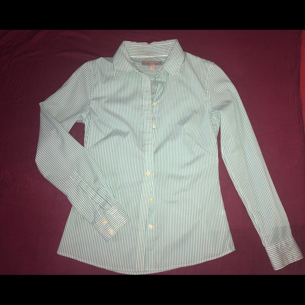 🌹Mark Down🌹Banana Republic green striped