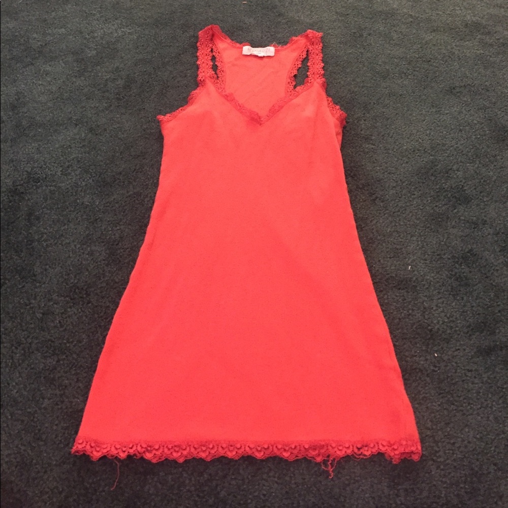 Lace Trim Tank Top
