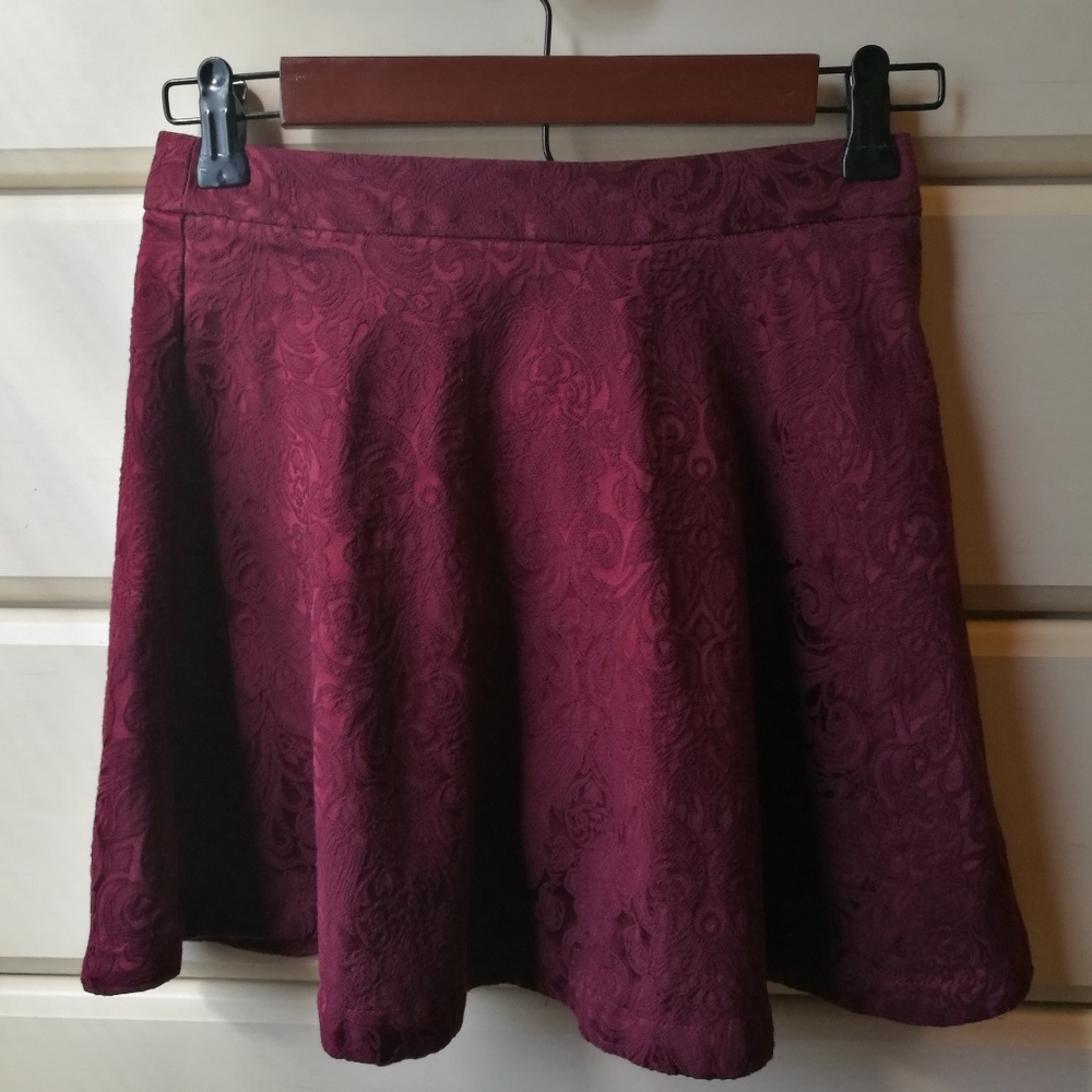 *SOLD*Burgundy skirt