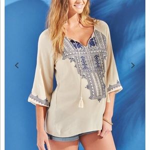 Bohemian maternity top