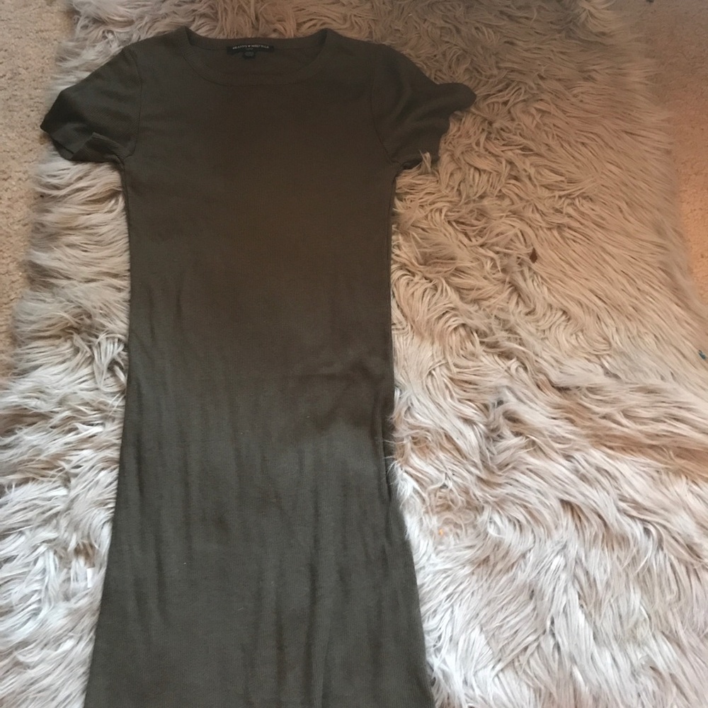 Brandy green dress