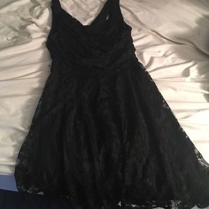 Express Black lacy cocktail dress