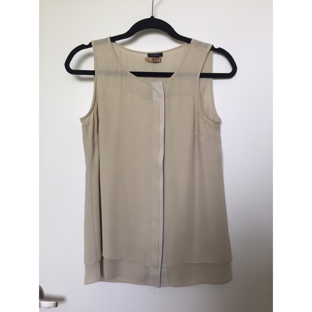 Ann Taylor sleeveless blouse