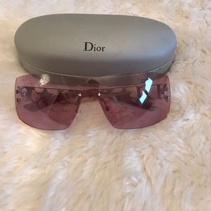 Pink Dior sunglasses