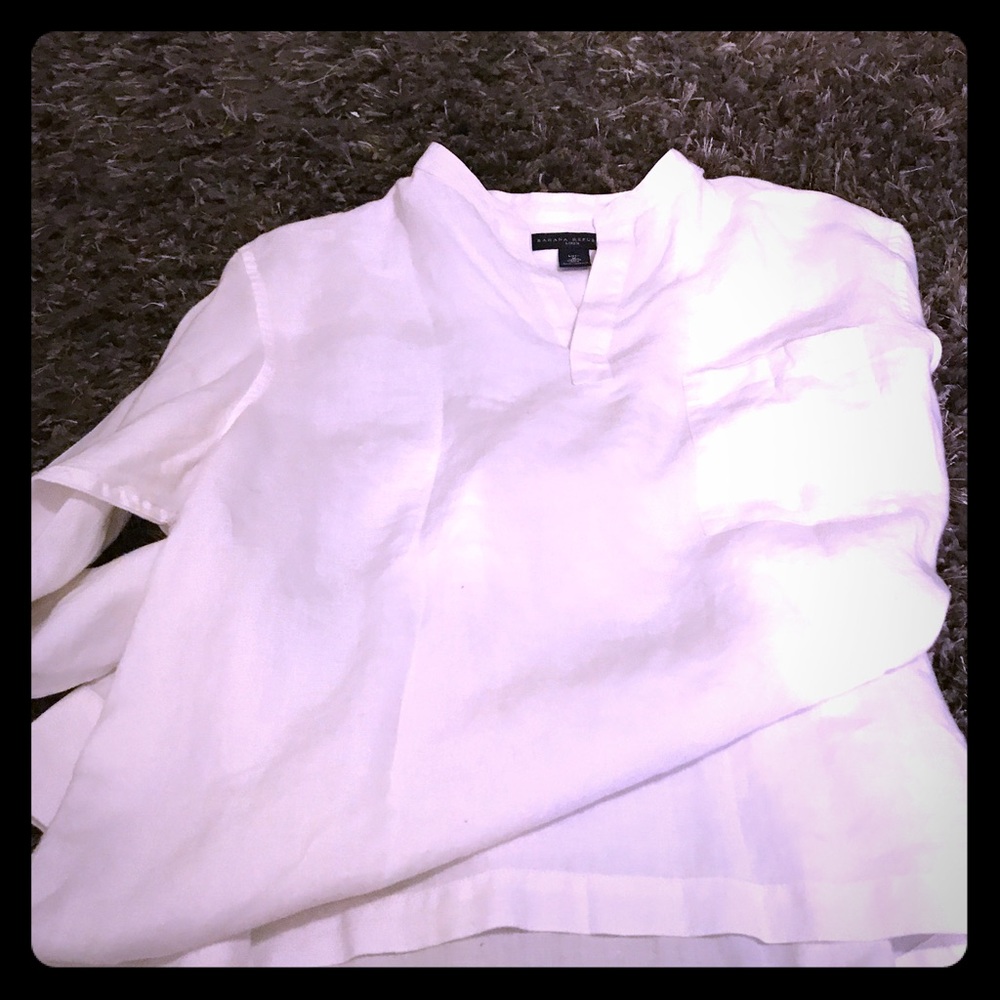 Men's Banana Republic Linen Dress Shirt