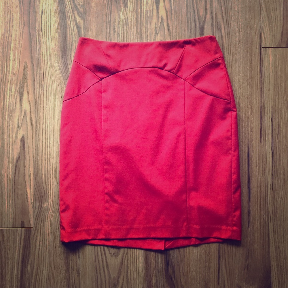 The Limited Red Pencil Skirt