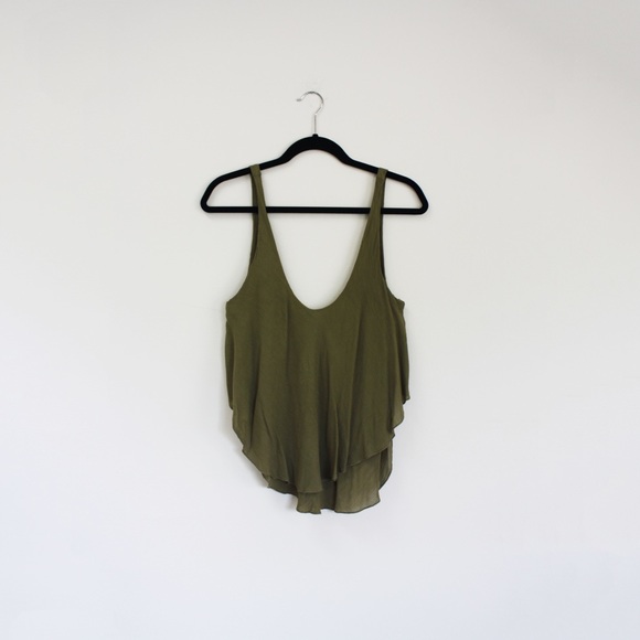 Free People Tops - Free People Olive Tank Top