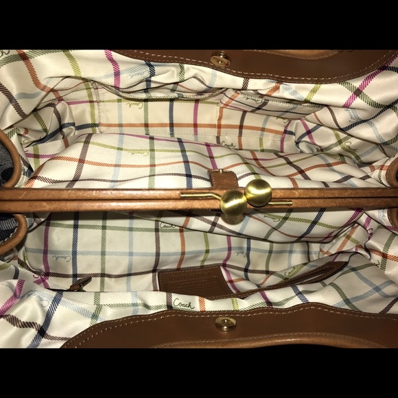 Coach Denim/Leather Purse - Picture 5 of 5