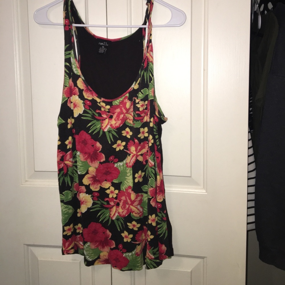 Tropical tank top