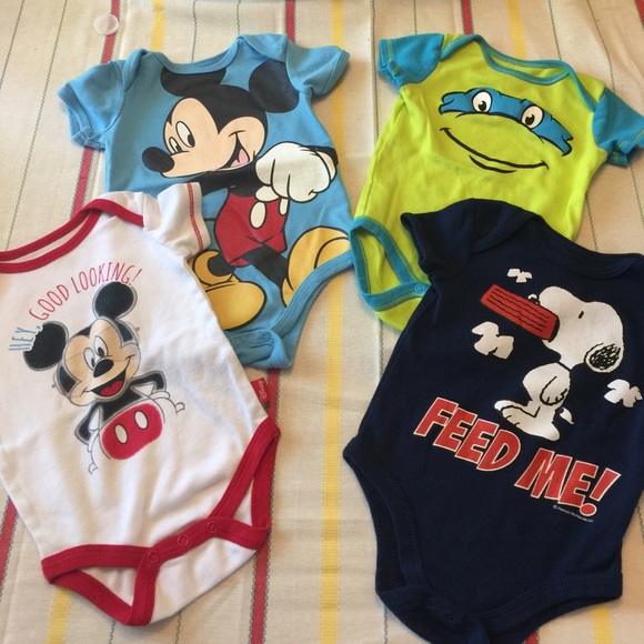 baby character onesies
