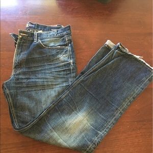 LUCKY BRAND blue jeans 33x32 straight