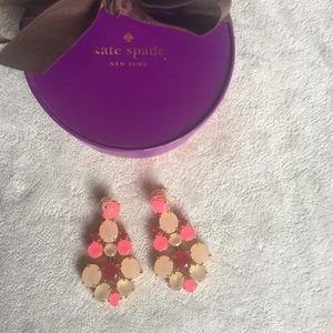 Kate Spade ♠️ Pink Chandelier Earrings 🎀