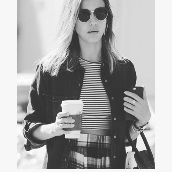 New crop top stripe outfitters tank blouse urban - Picture 3 of 3