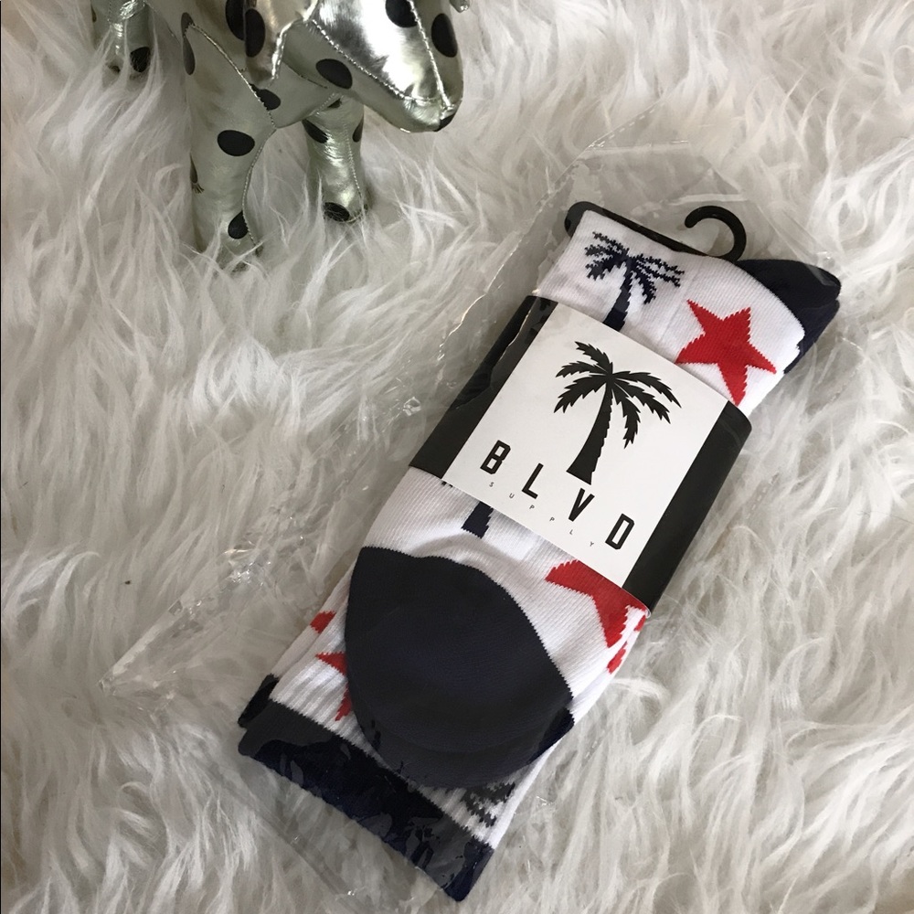 BLVD Supply Independence High Socks🇺🇸