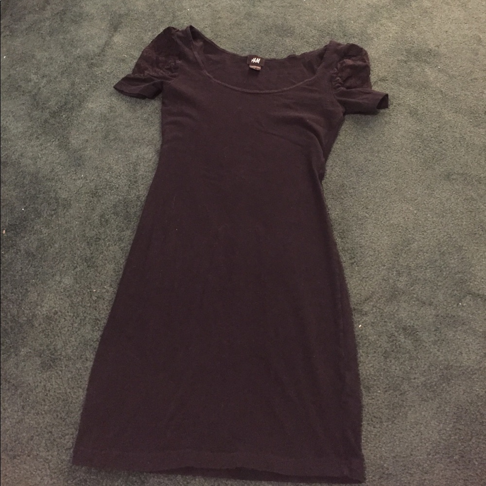 Bodycon Lace Sleeve Mini Dress