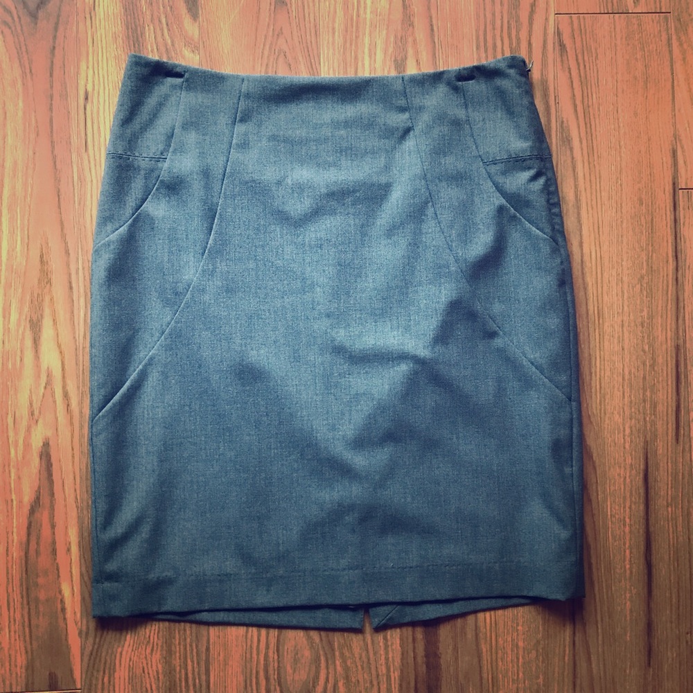 The Limited Grey Pencil Skirt