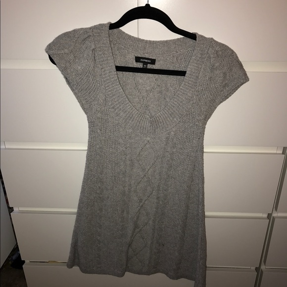 Express Dresses & Skirts - Express Gray Sweater Dress Express Dresses & Skirts - Express Gray Sweater Dress