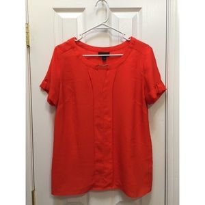 Blood orange blouse
