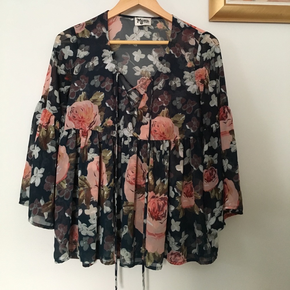 SMYMM Lace-up top