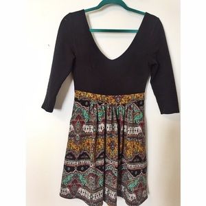 Anthropologie pattern dress