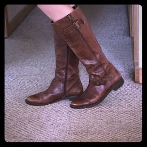 Aldo brown leather boots
