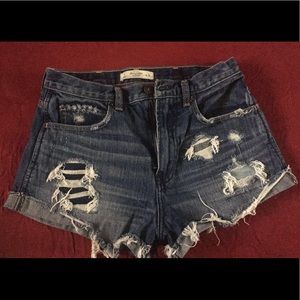🌹Sale🌹Abercrombie & fitch high rise shorts