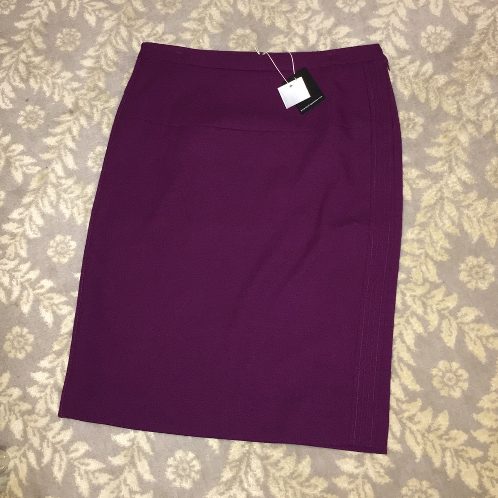 Plum and Navy Pencil Skirts