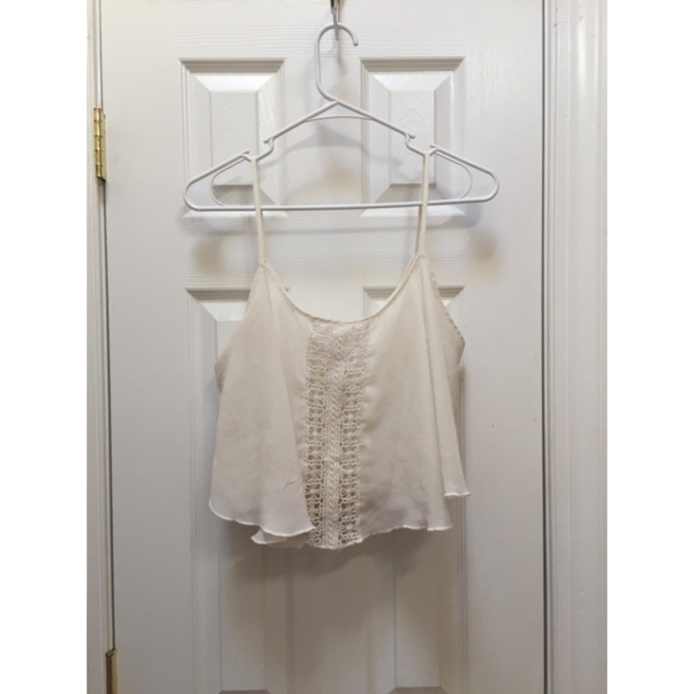 Off-White crop top blouse