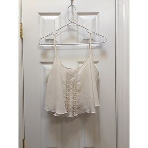 Off-White crop top blouse