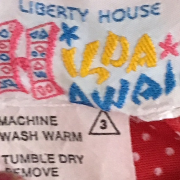 1970's mumu HAWAIi long red white dots floral 10 - Picture 2 of 5