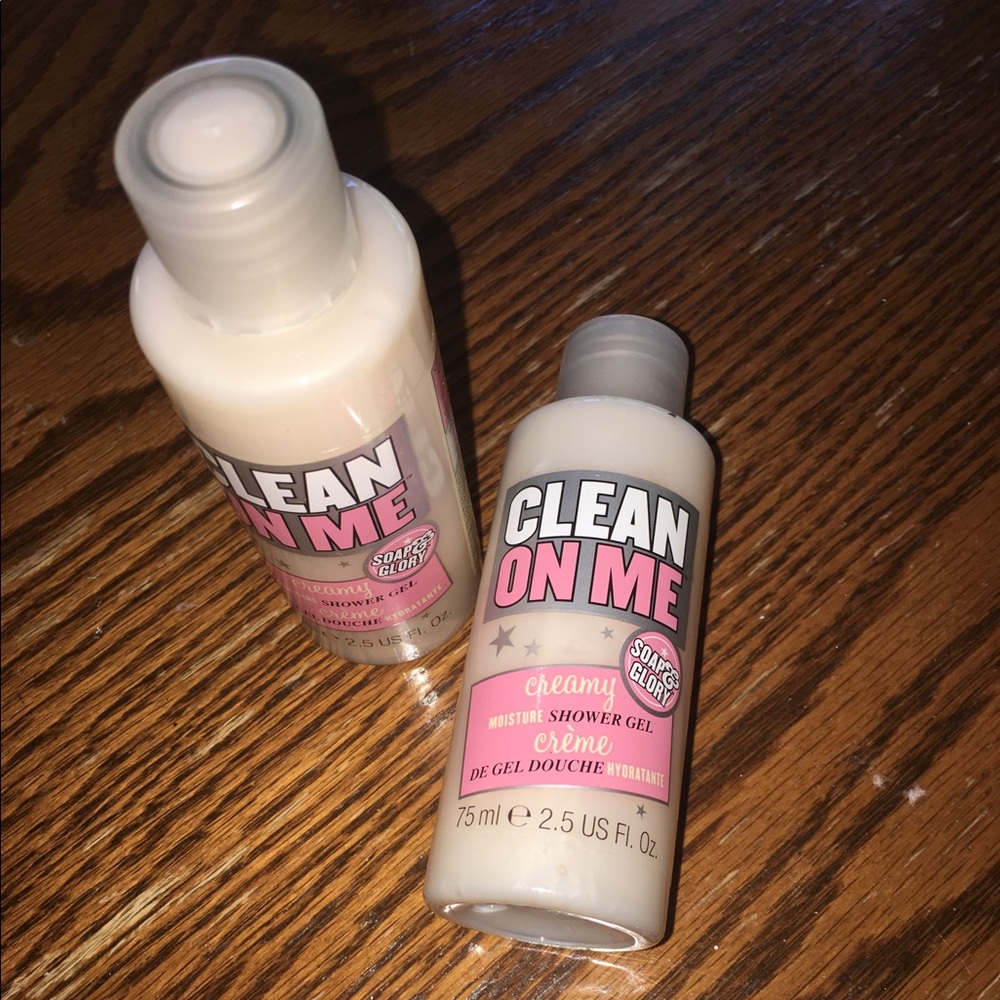 Two soap and glory travel soaps