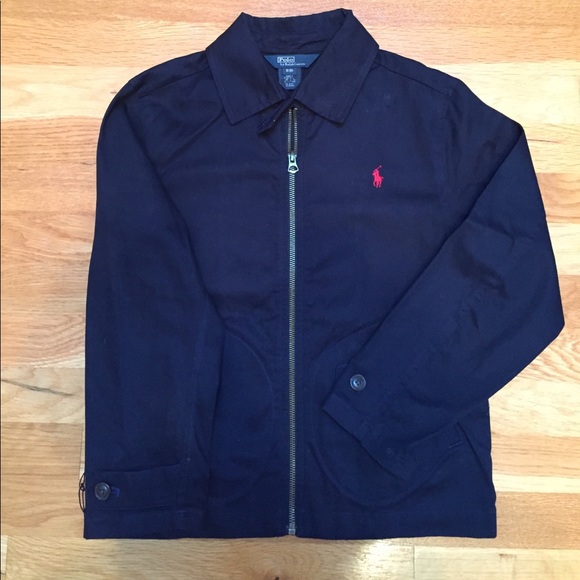 Boys EUC Polo Ralph Lauren Blue Jacket