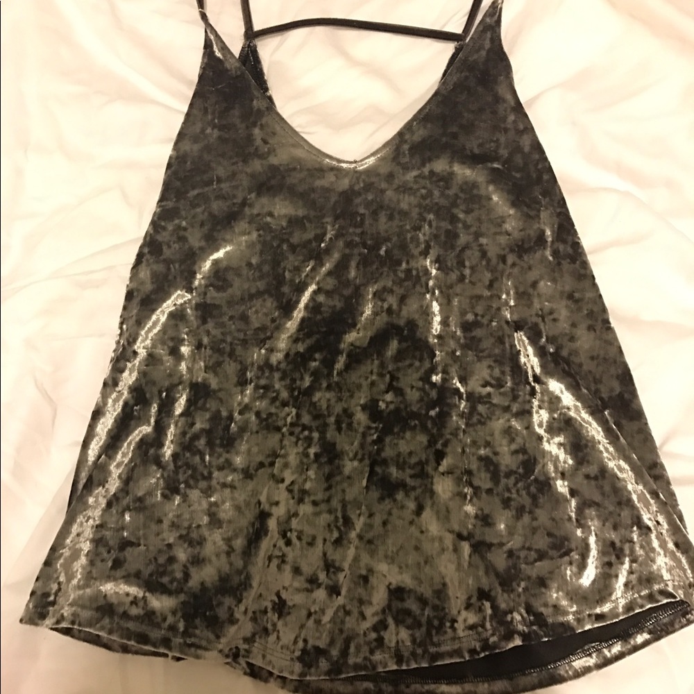 American Eagle velvet top