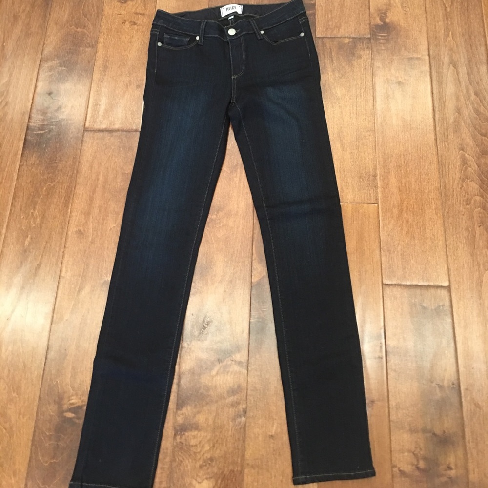 Paige dark blue jeans size 27, never worn