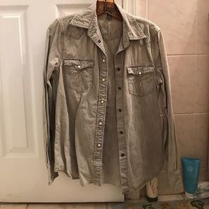 Lauren Jeans co button down