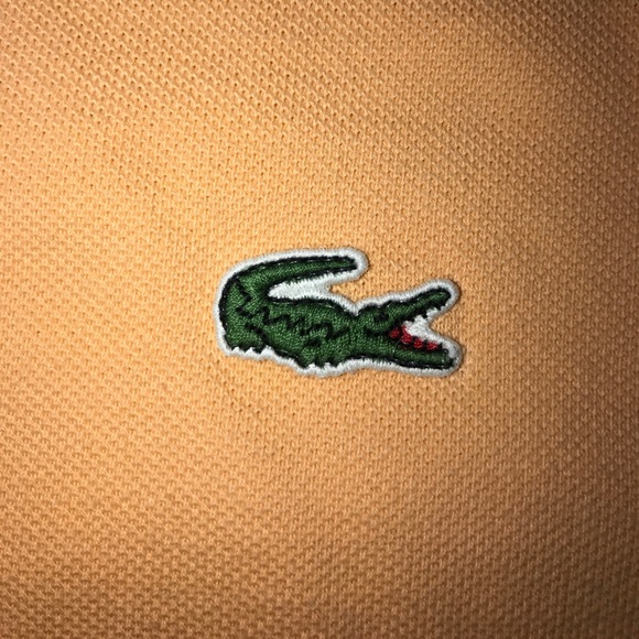 Peach Lacoste polo - Picture 3 of 3