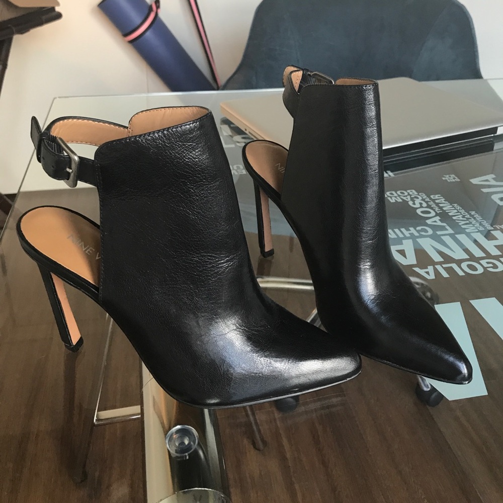 Nine West Splash Leather Heels - NEVER BEEN WORN!
