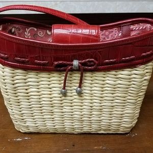 Brighton Shoulder Straw Bag