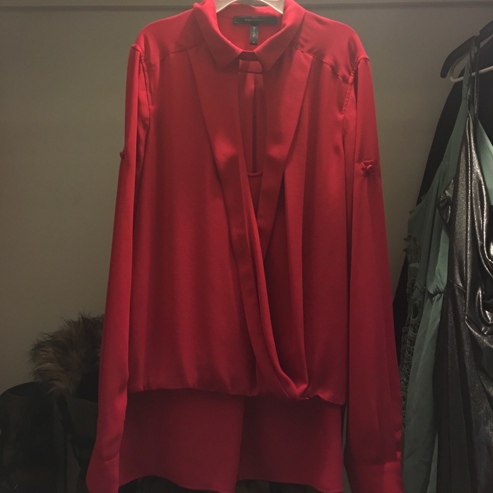BCBG long sleeve blouse