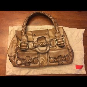 Valentino Braided leather bag