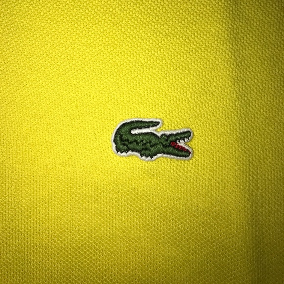 Yellow Lacoste Polo - Picture 2 of 3