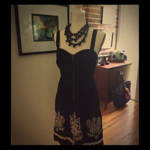 Anthropologie Floreat Embroidered Dress