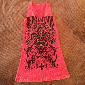 Revolution racerback rhinestone