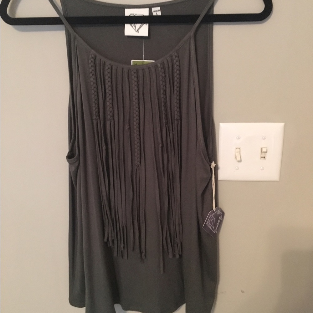 Fringe tank top