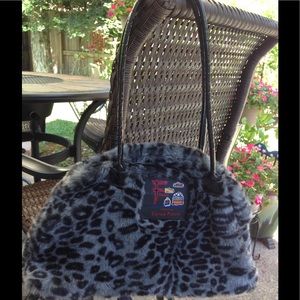Carlos Falchi Faux Fur Bag