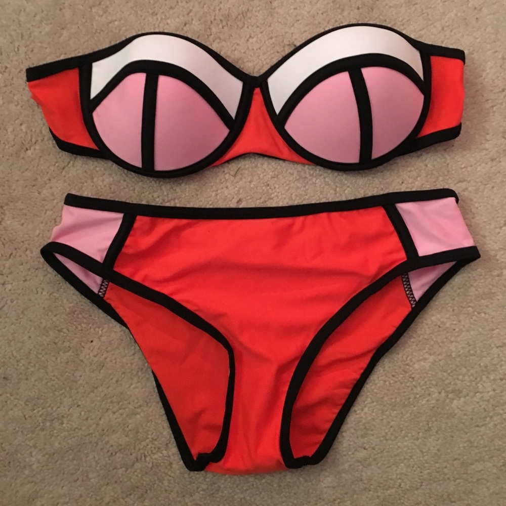 Color block bikini