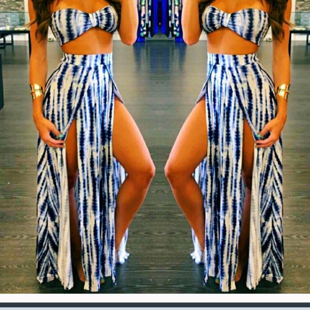 Long dress beach skirt! 2 piece
