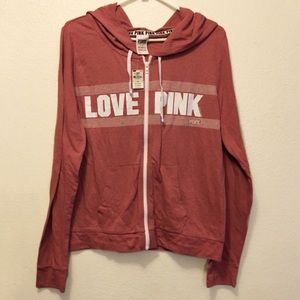 NWT Victoria’s Secret PINK Beach Zip Hoodie